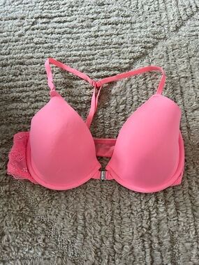 Victoria Secret PINK T-Back Bra in Bright Pink